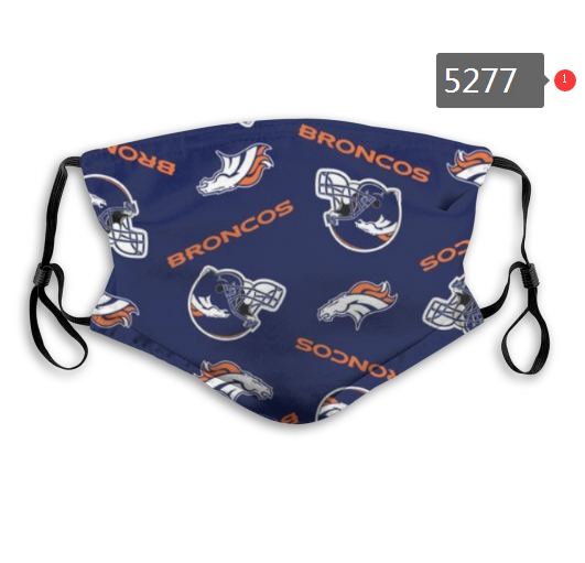 2020 NFL Denver Broncos #13 Dust mask with filter